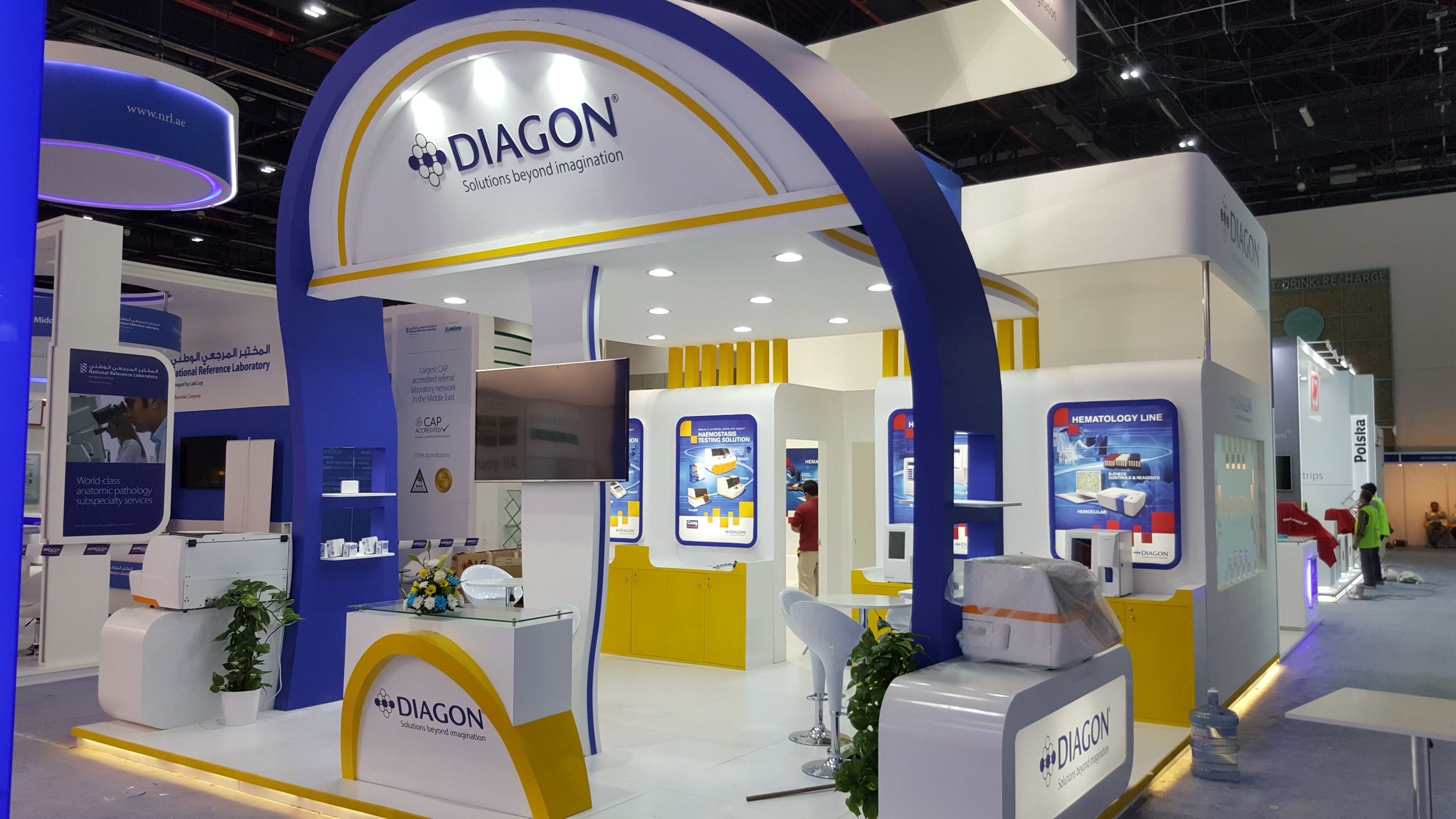 MEDLAB Exhibition Dubai. DIAGON- Hungary.